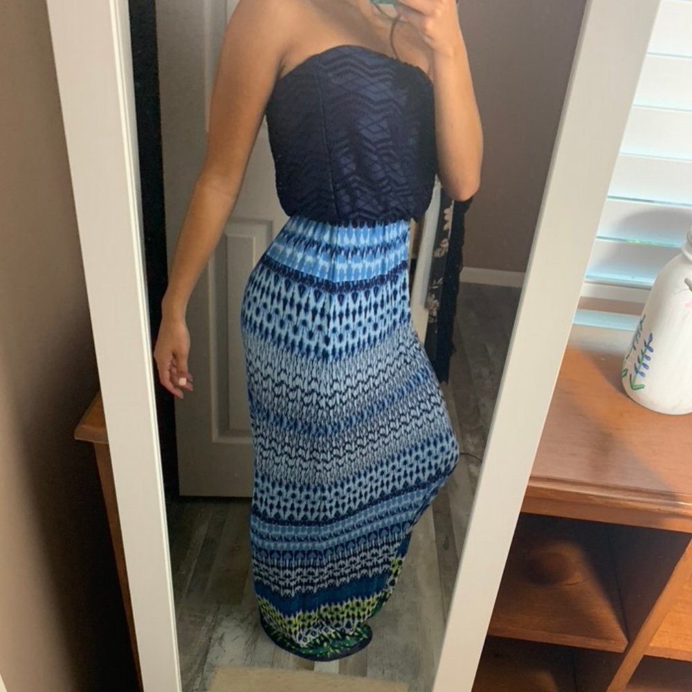 Multi-colored Maxi Dress